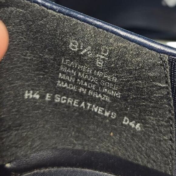 Easy Spirit Navy Leather Pumps Sz 8 1/2 B SmartShoe - Picture 7 of 8